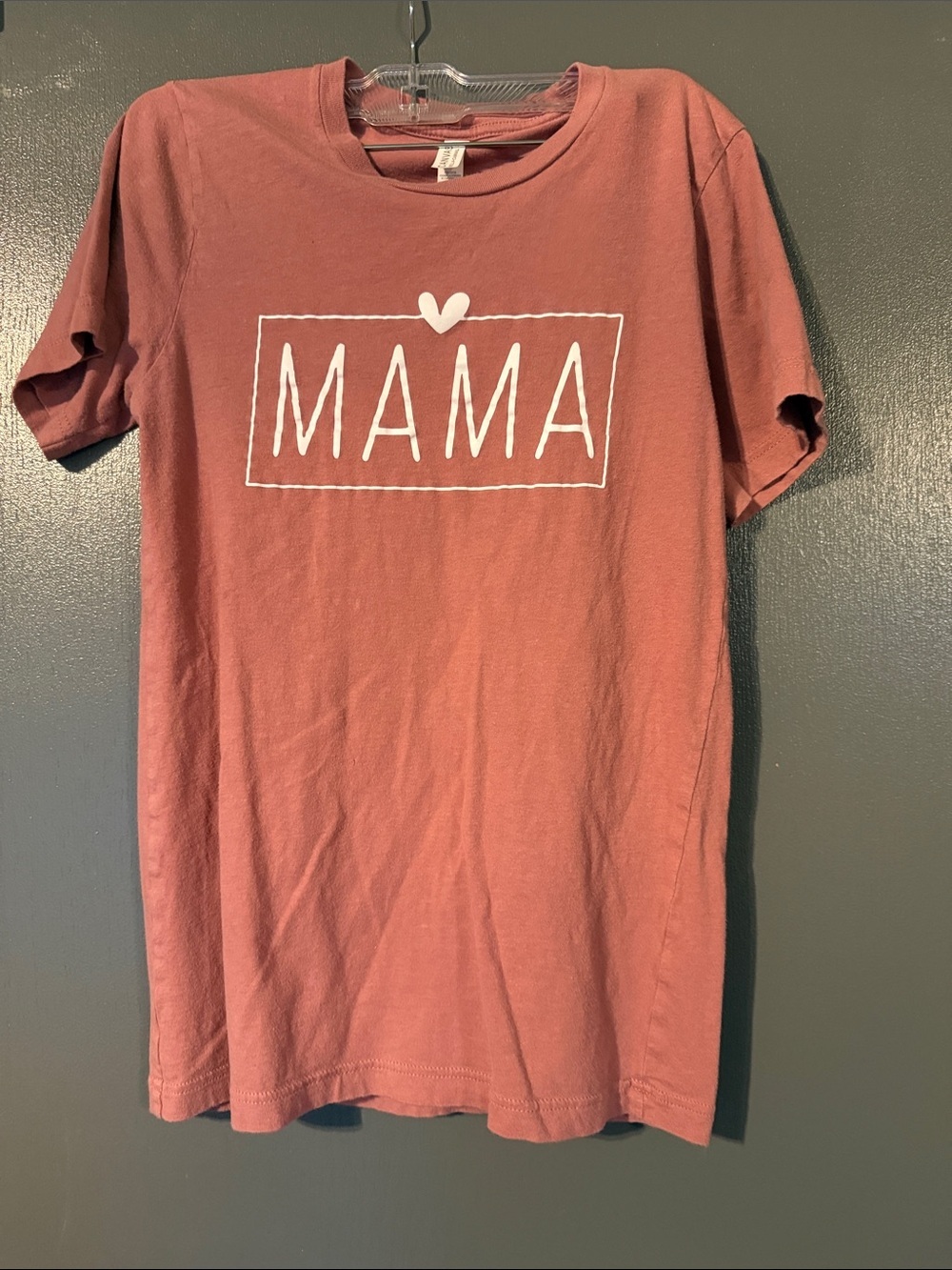 Bella Canvas Dusty Rose "MAMA" Short Sleeve Tee